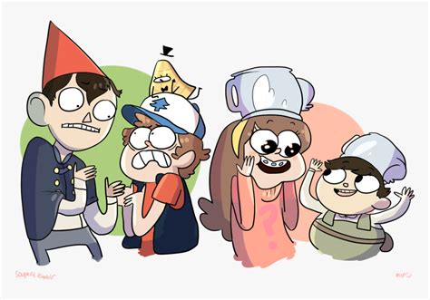 gravity falls over the garden wall